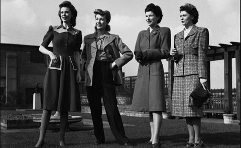 1940s fashion , CC41 utility fashion wartime fashion fashion on a ration forties fashion V&A museum 40s fashion RocknRomanceVintage