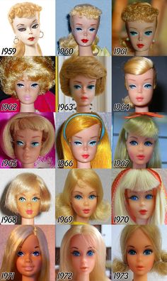 Barbie through the years Barbie doll