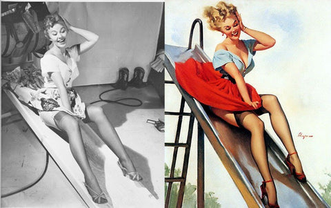 Blonde pinup pinup girl Gil Elvgren vintage pinup classic pin up 1940s pinup 1950s pinup