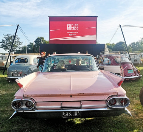 Outdoor cinema at goodwood revival grease movie 