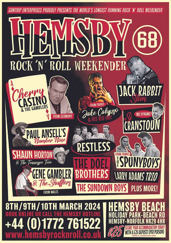 Hemsby rock n Roll Weekender rocknroll swing dance vintage clothing vintage event live music live bands rockabilly