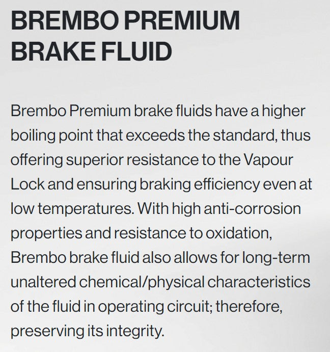 Brembo L04250 Brembo DOT 4 Low Viscosity Brake Fluid