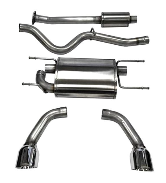 Corsa® - Sport™ 304 SS Cat-Back Exhaust System with Split Rear Exit 