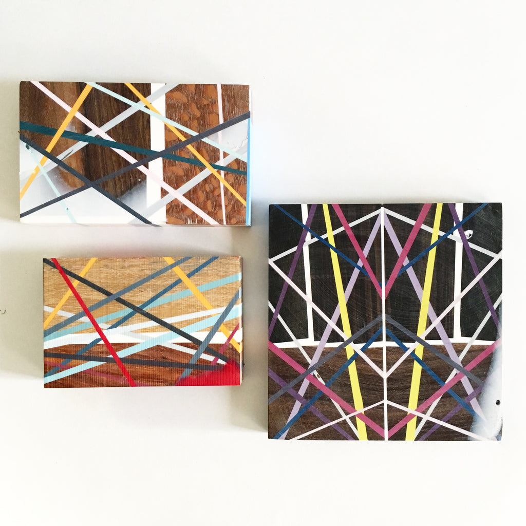 Laura Jaklitsch Jewelry Wood x Polyurethane Composite Blocks 