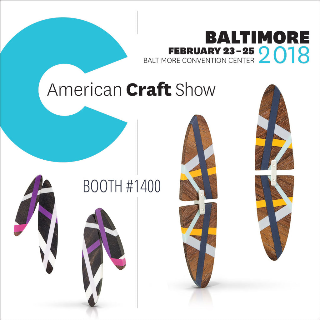 Laura Jaklitsch Jewelry at the American Craft Council Baltimore Show 2018