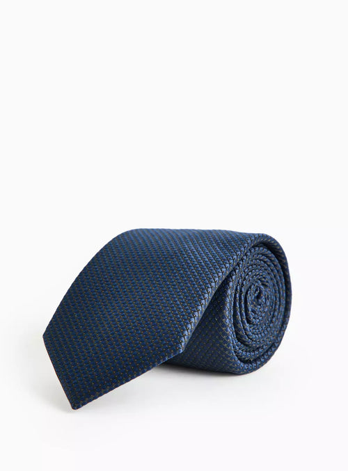 Tu Navy Green Twill Mens Tie