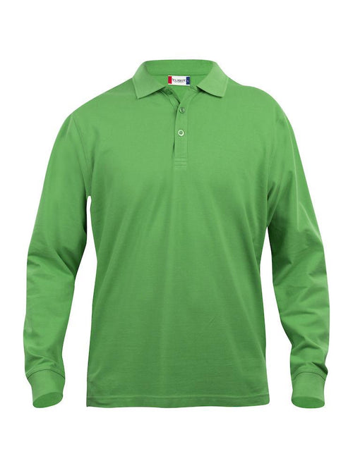 Clique Mens Classic Cotton Lincoln Apple Green Polo Shirt