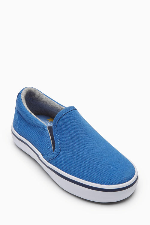 Next Younger Boys Cobalt Skate Slip-Ons