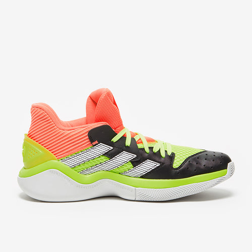 Adidas Core Black & Signal Coral Harden Stepback Mens Sneakers