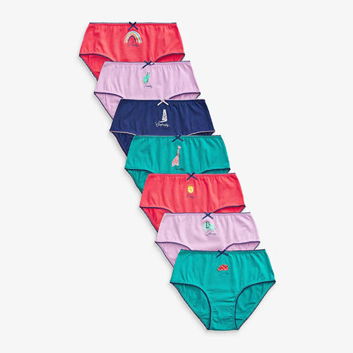 Next Pack of 7 Days of the Week Baby Girls Briefs