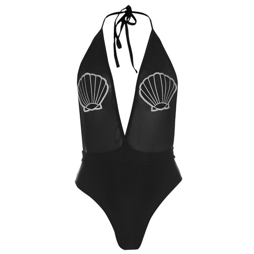 Golddigga Shell Badge Womens Swimsuit