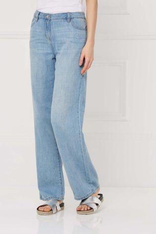 Next Wide Leg Blue Womens Jeans