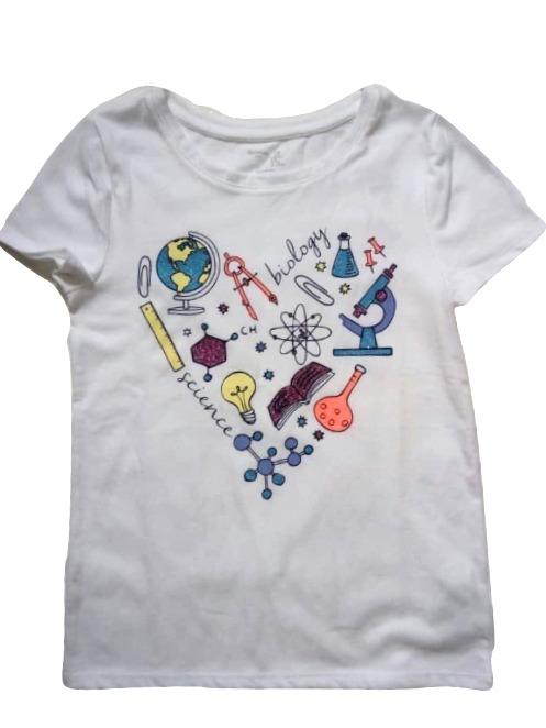 GAP Biology White Older Girls T-Shirt