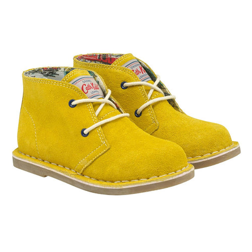 Cath Kidston Boys/Girls Yellow Desert Boots