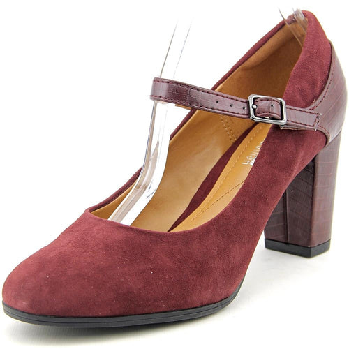 Clarks Narrative Bavette Cathy Suede Mary Janes Womens Heels