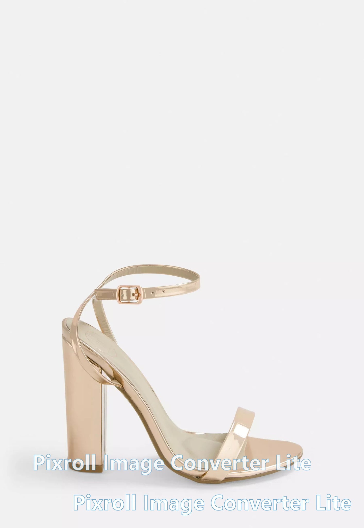 wide fit rose gold block heels