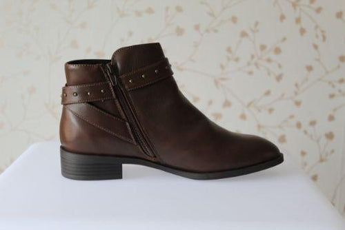 SimplyBe Ladies Buckle Ankle Boots