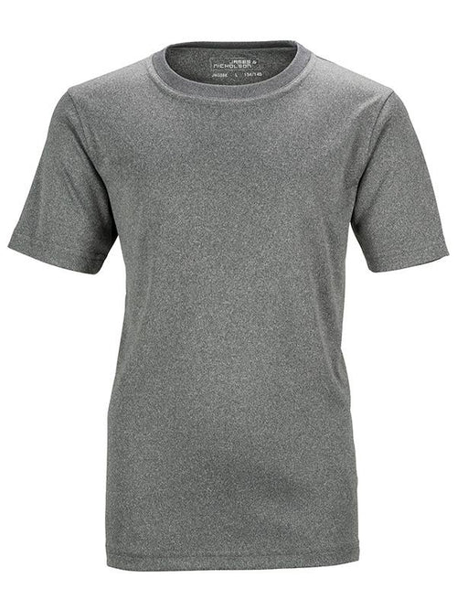 James Nicholson Kids Unisex Active Sports T-Shirt Grey