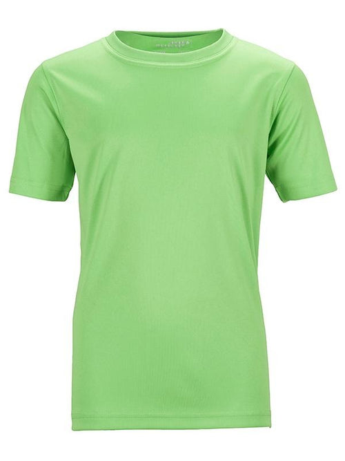 James Nicholson Kids Unisex Active Sports T-Shirt  Lime Green