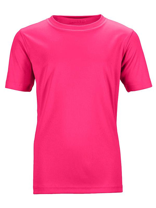 James Nicholson Kids Unisex Active Sports T-Shirt Pink