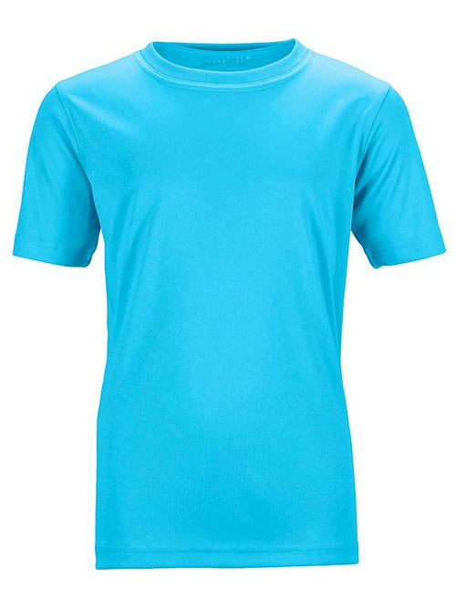 James Nicholson Kids Unisex Active Sports T-Shirt Turquoise