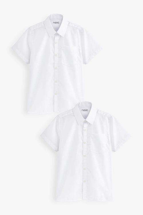 Next White Pack of 2 School Boys Shirt