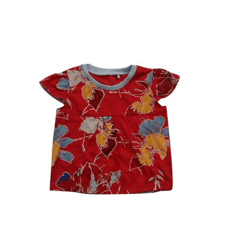 Next Red Floral Top