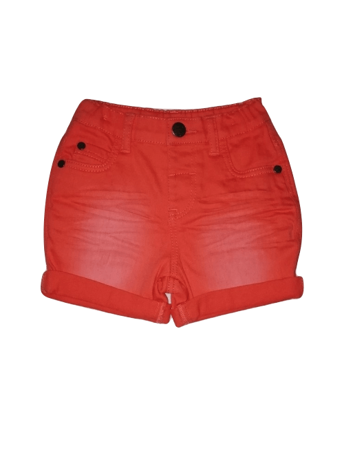TU Orange Denim Shorts