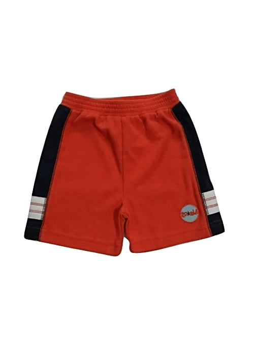Adams Baby Boys Jersey Orange Black Stripe Shorts