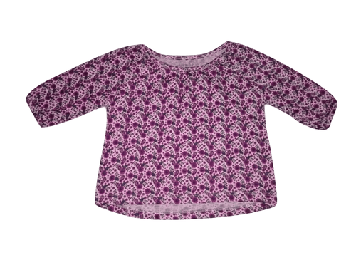 Pep & Co Floral Purple Longsleeve Top