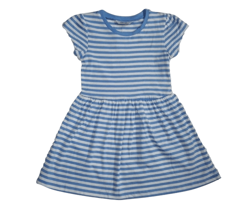 George Baby Girls Blue Striped Dress