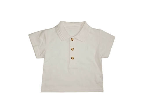 Baby Girls Cream Poloshirt