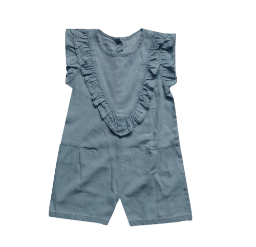 Matalan Girls Santorini Light Denim Playsuit