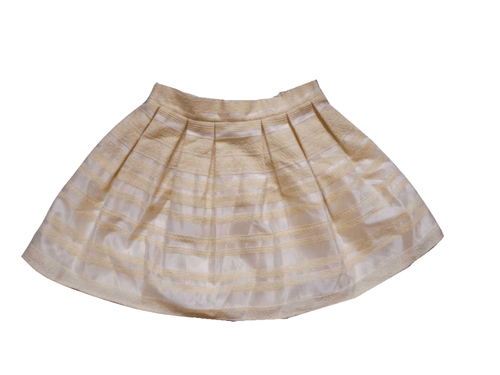 SP Yellow Pleated Younger Girls Skirt