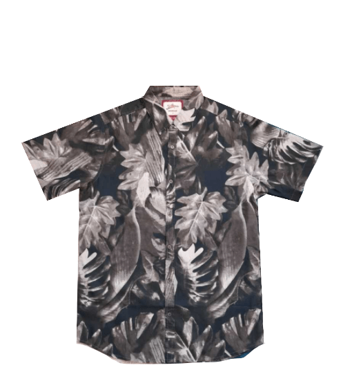 Joe Browns Dark Brown & Black Floral Motif Print Mens Shirt