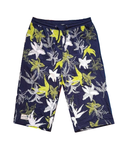 Joe Browns Hawaii Navy Blue Floral Design Mens Shorts