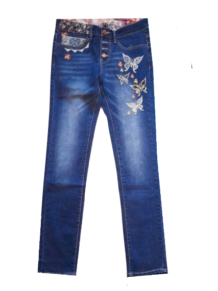 Joe Browns Floral Design Blue Womens Jeans