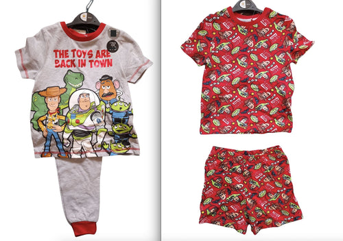 Disney Toy Story 2 Pack Younger Boys Pyjamas