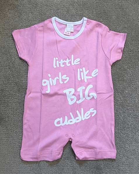 Little Bundle Baby Girls Pink Playsuit Romper