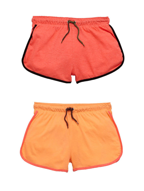 V By Very Sporty 2 Pack Girls Shorts