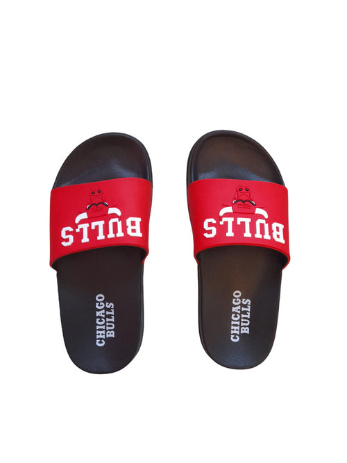 NBA Chicago Bulls Red Unisex Sliders Sandals