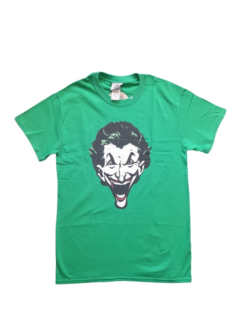 DC Comics Batman Joker Big Face Crew Neck Mens T-Shirt