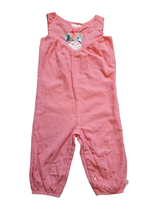 Billie Blush Pink Baby Girls Jumpsuit