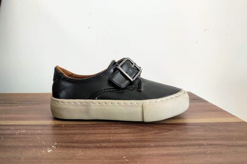 Next Monk Black Buckle Younger Boys Shoes