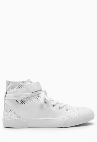 Next Womens White Leather Hi-tops