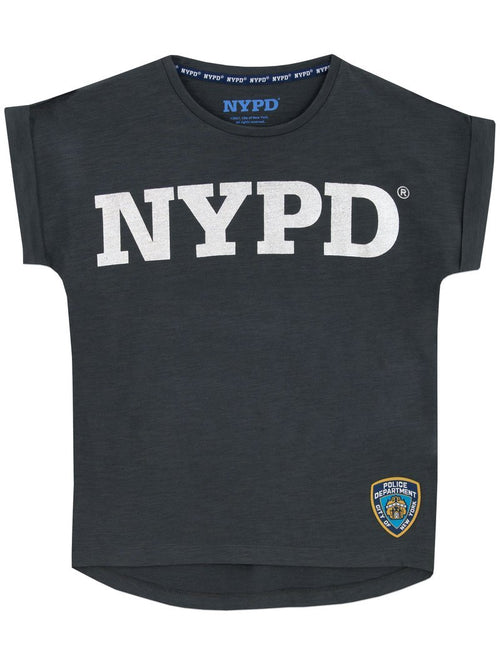 NYPD Black Older Girls T-Shirt