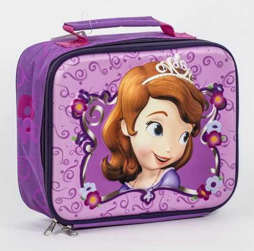 Official Disney Sofia The First 3D EVA Insulated School Lunch Bag