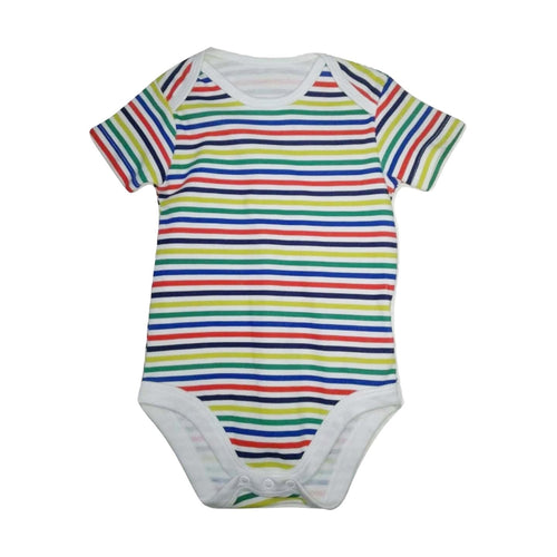 Nutmeg Multistriped Baby Boys Bodysuit