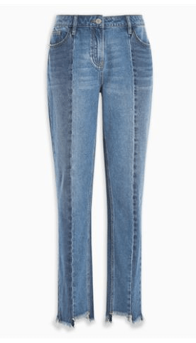 Next Mid Blue Panel Womens Jeans