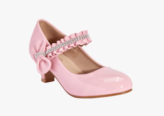 girls pink party shoes